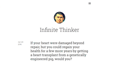 Desktop Screenshot of infinitethinker.com