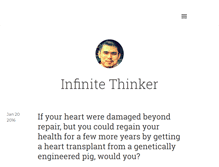 Tablet Screenshot of infinitethinker.com